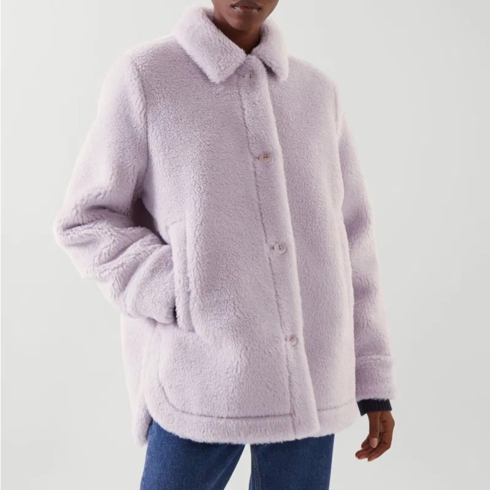COS Sherpa fuzzy jacket - Picture 1 of 15